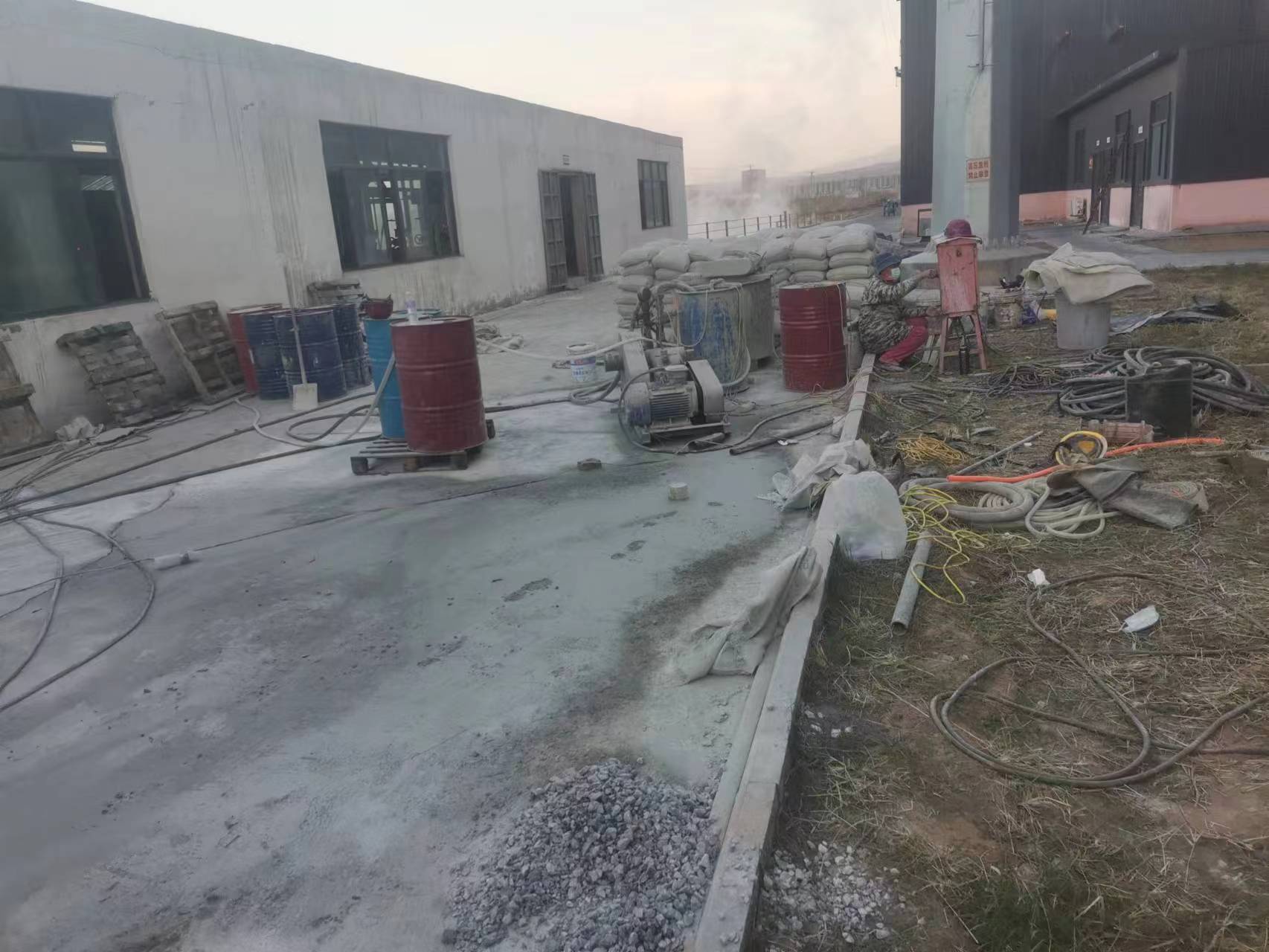 西市厂房地基沉降注浆