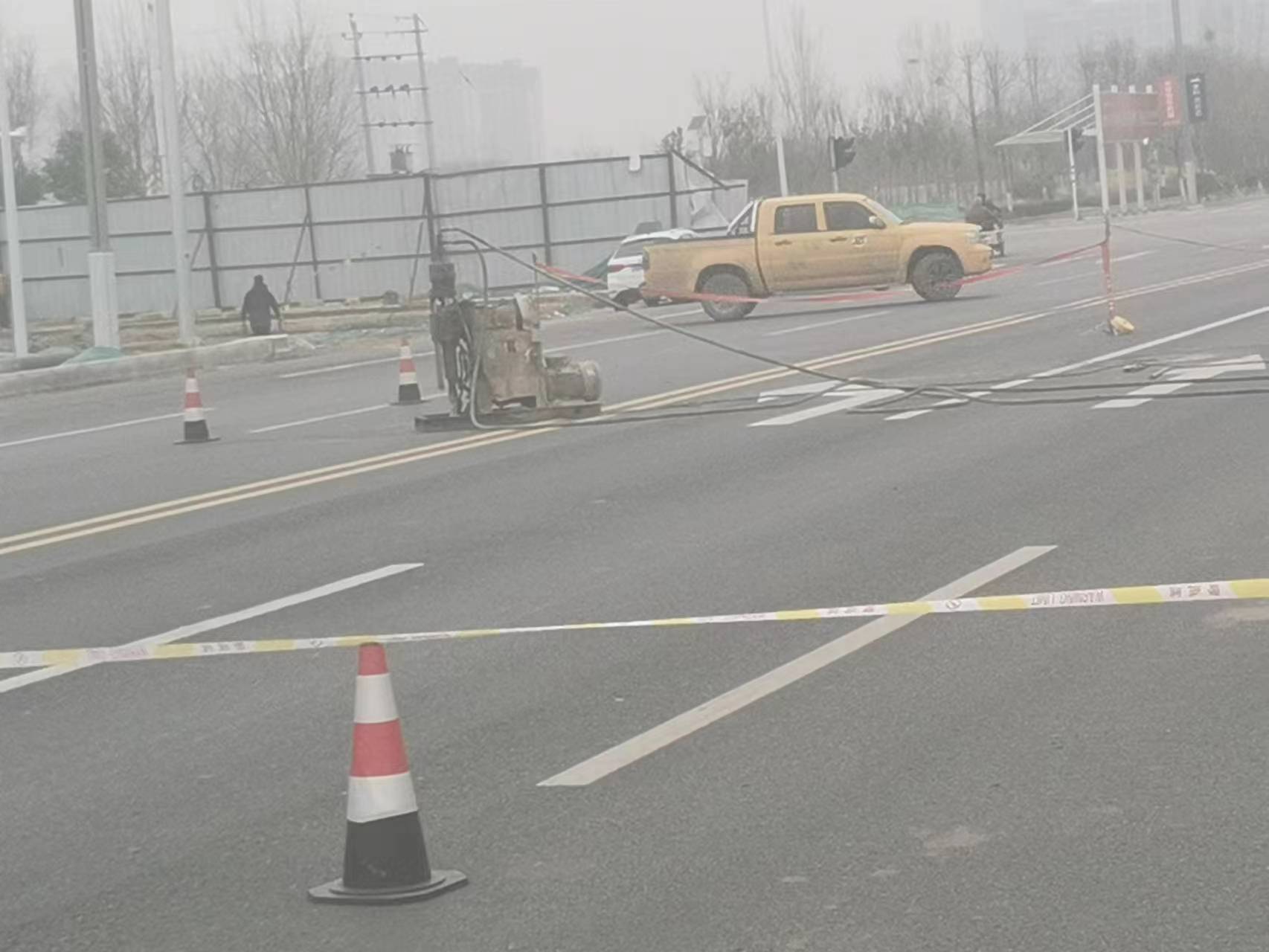 西市公路路基沉陷注浆